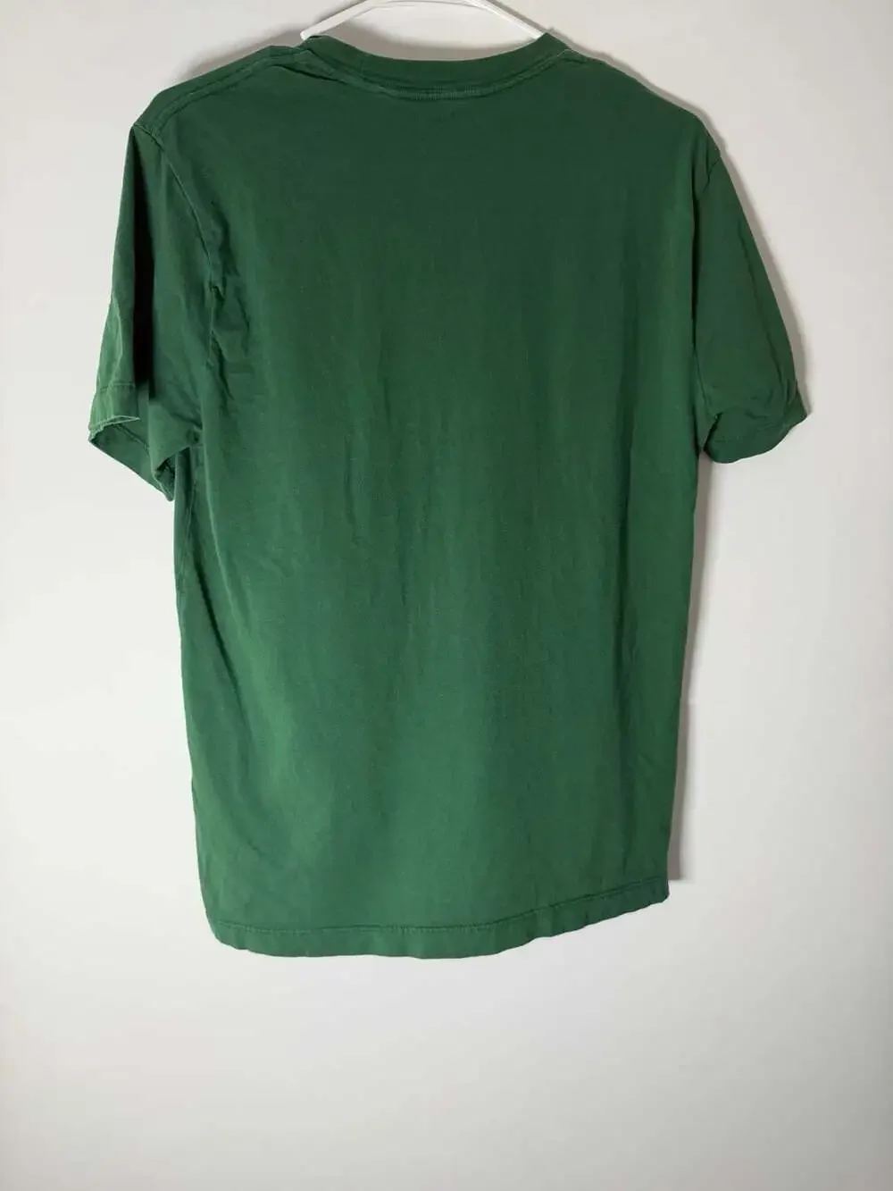 True Religion Buddha Face Graphic Tee Green & Silver Mens Size S